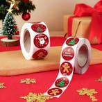 Sluitstickers kerstetiketten merry christmas vrolijke kerst, Ophalen of Verzenden, Nieuw