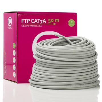 Netwerkkabel | Cat7a S/FTP | 50 meter | Q-Nomic, Verzenden, Nieuw