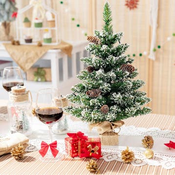 2dekans | Coast Kunstkerstboom Tafelmodel 64 cm Groen – Mini, Diversen, Kerst, Ophalen of Verzenden, Zo goed als nieuw