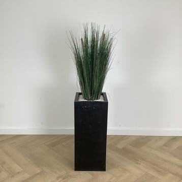 Plantenbak met kunstplant,  hoogte 75 cm, Huis en Inrichting, Kamerplanten, Ophalen of Verzenden
