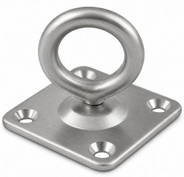 Rvs Oogplaten 40mm met draaibare wartel, Verzenden, Nieuw