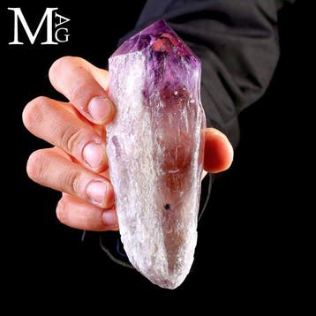 Amethist kristalpunt - diepe paarse kleur Crystal Wand -