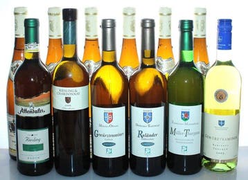 1988 + 2003 to 2006 Riesling, Bacchus, Ruländer,, Nieuw