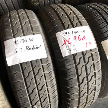 2 x GT Radial 195-70-14 96N XL C Zomerbanden 5,5mm, 14 inch, Ophalen of Verzenden, Band(en), 195 mm