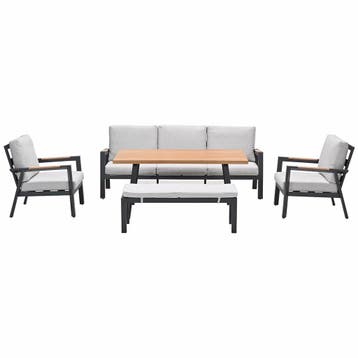 Garden Impressions Lissabon lounge dining set 5-delig, Verzenden, Nieuw