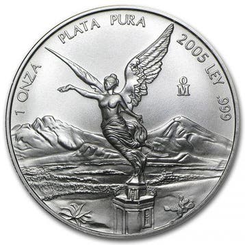Mexican Libertad 1 oz 2005, Verzenden, Zuid-Amerika, Losse munt, Zilver