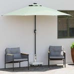 vidaXL Parasolvoet Grijs 45 x 25 x 45 cm Graniet, Verzenden, Nieuw, Minder dan 1 meter, Parasolvoet