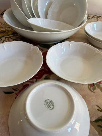 UNION Limousine - Tafelservies (14) - Limoges Frankrijk –, Antiek en Kunst
