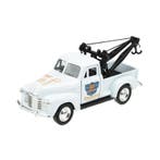 Modelauto Chevrolet oldtimer 1953 stepside tow truck wit 1.., Verzenden, Nieuw