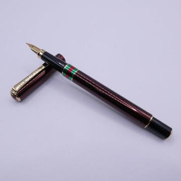 Gucci - Gucci Sherry Line Vintage Fountain Pen – Burgundy –, Nieuw