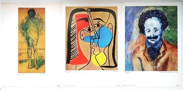 Pablo Picasso - Pablo Picasso - 3 Laminas - Museo Picasso