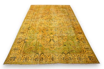 Geel vintage - Vloerkleed - 270 cm - 170 cm - met, Nieuw