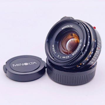 Minolta M-Rokkor 40mm 1:2 Cameralens
