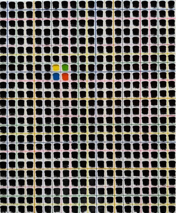 Aykaz Arzumanyan - Mosaïque - 560 - Art Géométrique, Antiek en Kunst, Kunst | Schilderijen | Modern