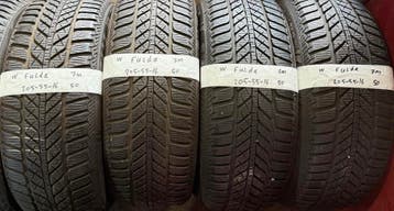 4x 205-55-16 Fulda Winter 4x 7mm €50 Per Band 205 55 16, Ophalen, Gebruikt, 16 inch, Band(en)