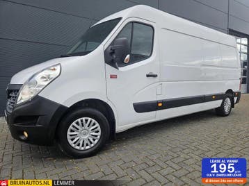 Zakelijke lease - Renault Master 2.3 dCi L3H2 Airco 145 PK, Gebruikt, Euro 6, Wit, Handgeschakeld