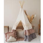 Tipi tent met speelse franje – Powder Frills | Gezellige.., Ophalen of Verzenden, Nieuw