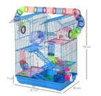 Multilevel Hamsterkooi met Tunnel en Oefenwiel, Dieren en Toebehoren, Verzenden, Nieuw