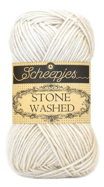 Scheepjes Stone Washed - 801 Moon Stone - Katoen-mix Garen, Ophalen of Verzenden, Nieuw