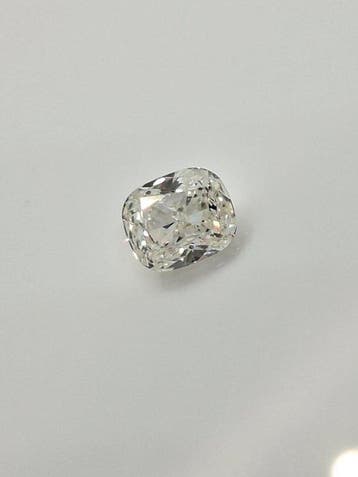 1 pcs Diamant (Natuurlijk) - 0.91 ct - Cushion - I - VS2 -, Nieuw