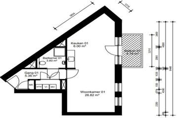 Studio Kolonel Millerstraat in Maastricht, Minder dan 20 m², Maastricht