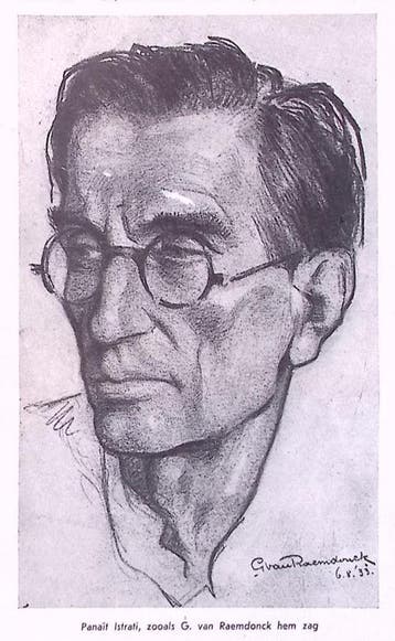Panaït Istrati op spotprent (lijst optie, Lithos), Antiek en Kunst, Kunst | Litho's en Zeefdrukken, Verzenden