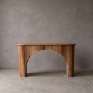 Sidetable Rujen van gerecycled teak - 140 x 50 x 85 cm |, Ophalen of Verzenden, Nieuw