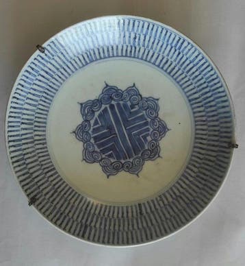 Schotel - Porselein - Qing Longevità cm. 28