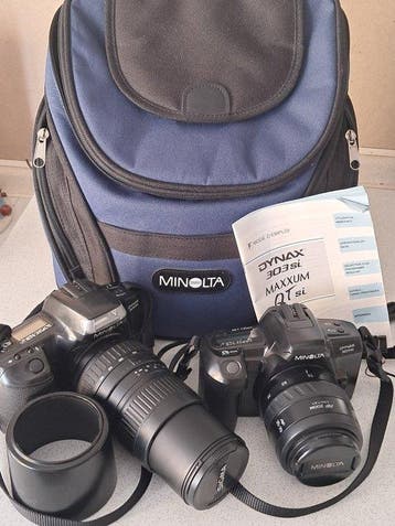 Minolta, Sigma Dynax 303si / Dynax 3000i + 35-70mm +, Audio, Tv en Foto, Nieuw