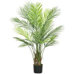 TRUUSK Kunstmatige Palm Groot 120cm - Plastic Kunstplant Met, Verzenden, Nieuw
