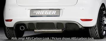 Rieger diffuser | geschikt voor VW Golf 6 VI 2008-2012 | ABS, Verzenden, Nieuw, Volkswagen