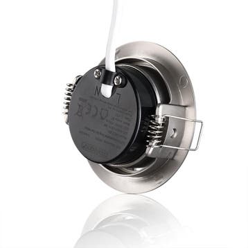 LED Inbouwspots Krog 6 stuks Nikkel Dimbaar (Interieur), Verzenden, Nieuw