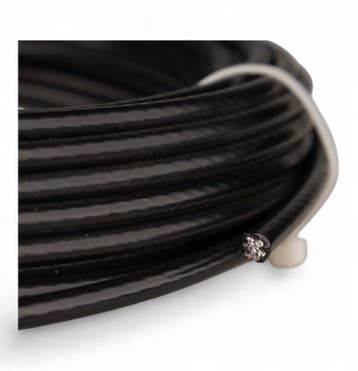 Fitness Staalkabel 5,5mm 20 meter zwart, Verzenden, Nieuw