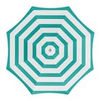 Strandparasol green stripes 180 cm, Verzenden, Nieuw
