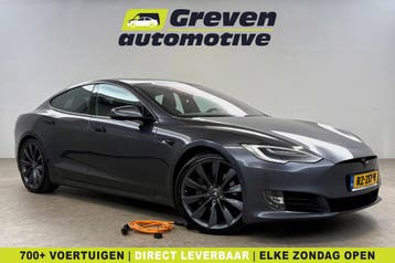 Tesla Model S 75D  Snelladen  Autopilot  Camera  Virtual, Automaat, Elektrisch, Nieuw, Zilver of Grijs
