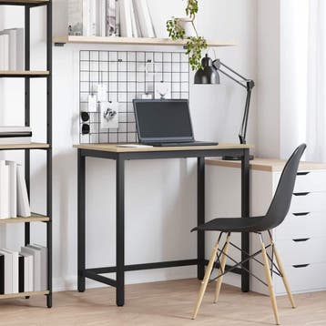 vidaXL Tafel Sonoma Eiken 100 x 50 x 76,5 cm Engineered hout, Huis en Inrichting, Verzenden, Nieuw