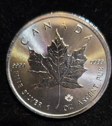 Canada. 5 Dollars 2018, Maple Leaf, 1 Oz (Zonder