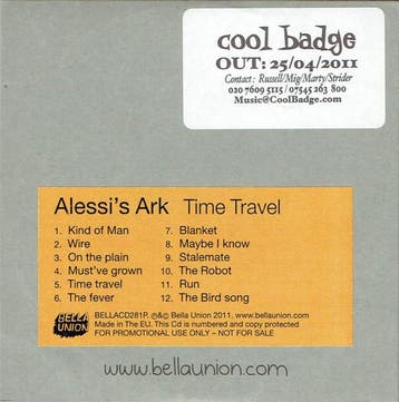 cd card - Alessis Ark - Time Travel (PROMO), Verzenden, Zo goed als nieuw, Pop