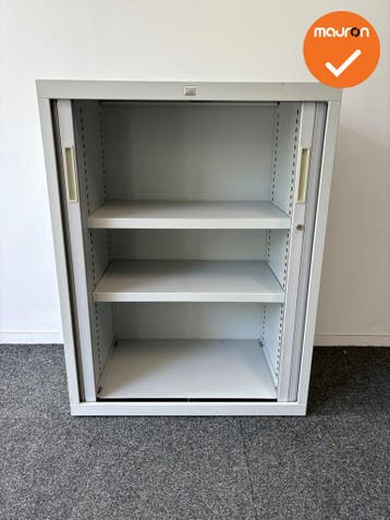 Schaffenburg roldeurkast - 105x80x45 - Witgrijs, Werkplek, Ophalen of Verzenden, Gebruikt, Kast