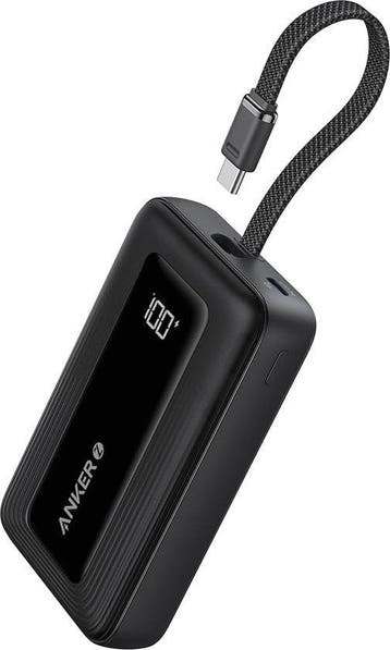 Anker Zolo Powerbank 30W – 20.000 mAh – ingebouwde USB-C kab, Verzenden, Nieuw