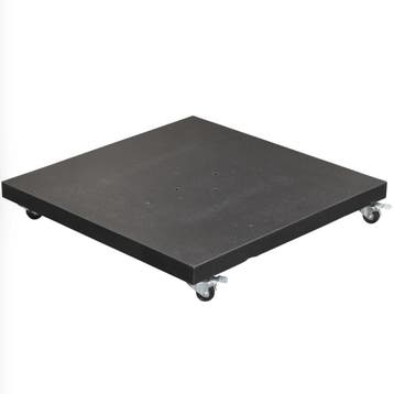 AVH parasolvoet 90 kg met 4 wielen donker zwart graniet, Tuin en Terras, Parasols, Ophalen of Verzenden, Nieuw