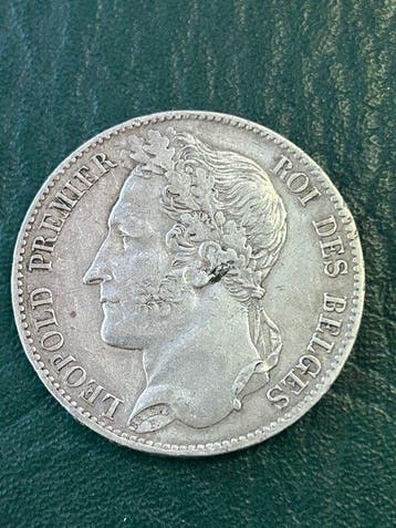 België. Leopold I. 5 Francs 1849 (Zonder minimumprijs)