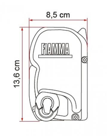 Fiamma F45S 300 VW T5/T6 M/T LWB Titanium-Royal Grey, Ophalen of Verzenden, Nieuw, Fiamma