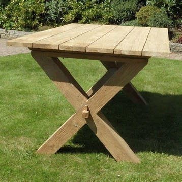 Zambia dining tuintafel 300x100xH77 cm teak, Tuin en Terras, Tuintafels, Ophalen of Verzenden, Nieuw, Teakhout