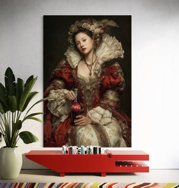 La Mama - Madame Rouge - XXL - Œuvre unique 1/1