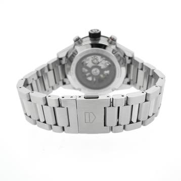 TAG Heuer Carrera Calibre 01 CAR201U-0; Chronograaf Her..., Ophalen of Verzenden, Zo goed als nieuw, Staal, Overige merken