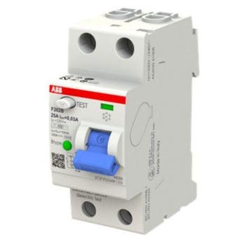 ABB aardlekschakelaar 2-Polig 25A 30mA F202B-40/0.03 TYPE B, Ophalen of Verzenden, Nieuw
