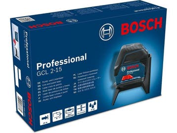 Bosch Professional GCL 2-15 - Kruislijnlaser - 15 m bereik -, Verzenden, Nieuw