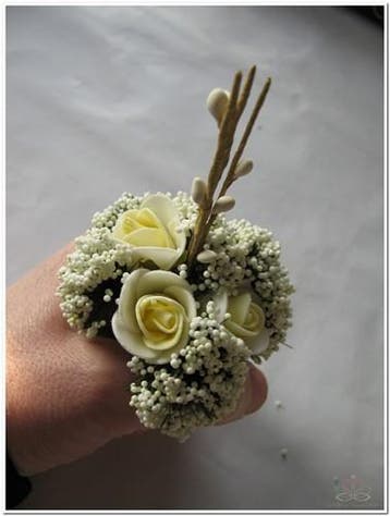 Corsage Miniroos New Style Pick Creme, Ophalen of Verzenden, Nieuw