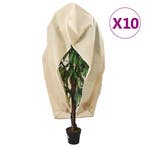 vidaXL Plantenhoezen met ritssluiting 10 st 70 g/m², Verzenden, Nieuw